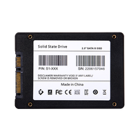 SSD Internal SATA III 2.5" Cepat 128GB-2TB untuk Desktop dengan Kecepatan Baca 501-600MB/s Port Ekspansi SATA 3.0 Cangkang Plastik