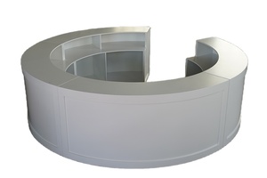 شريط قوس أبيض قابل للتخصيص لخزانة زفاف أوروبا الغربية الخشبية أثاث تجاري ، أثاث - Product Image 6