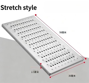 Grille de drainage en acier inoxydable personnalisable pour caniveaux et couvertures de tranchées, idéale pour cuisines commerciales et espaces publics - Product Image 2