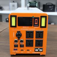 Generator Surya Portabel 1000W 1200W Gelombang Sinus Murni MPPT Baterai LiFePO4 Layar LCD Paduan Aluminium USB Tipe-C Senter