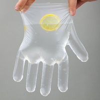 Gants ménagers jetables en TPE Nettoyage de la vaisselle Cuisson de qualité alimentaire Aliments cuits Salon de beauté Teinture des cheveux