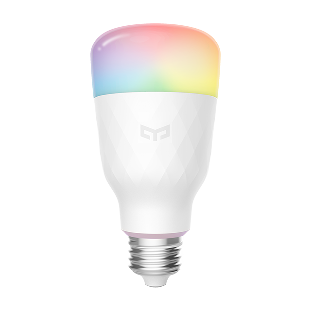 Yee light Smart LED Glühbirne, 16 Millionen Farben E26 RGB Dimmbare 800lm Wi-Fi Glühbirnen,