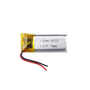 Lityum polimer pil 3.7V 301225 70mah şarj edilebilir pil kulaklık için dijital kamera - Product Image 4