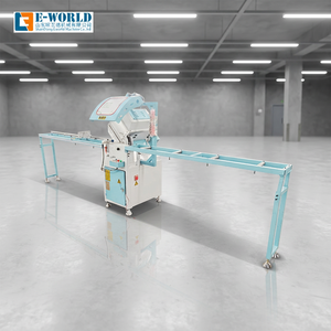 Scie à découper les fenêtres et portes en aluminium Eworld, machine de découpe d'angle à tête unique, 0-180 degrés, automatique, 380V, 2.2KW, garantie 1 an, facile à utiliser - Product Image 1