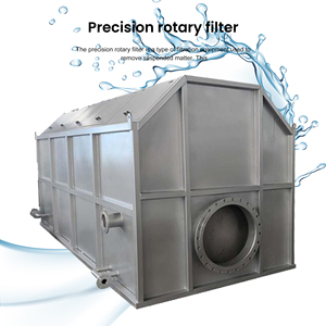 Thép không gỉ sàng trống lọc động cơ bơm PLC động cơ mang hộp số-Các thành phần thiết yếu bao gồm nước thải 1 năm - Product Image 2