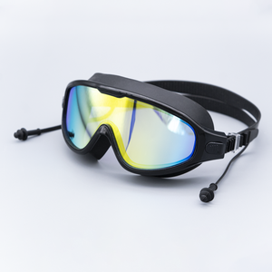 Grand Cadre HD Vente Chaude Lunettes de Natation et de Plongée avec Bouchons d'Oreille de Surf Anti-Buée Anti-UV Lunettes de Sport pour Piscine - Product Image 2