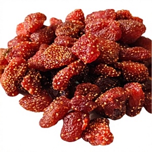 Trozos de Fresa Seca Suave de Vietnam, Ingrediente Premium de Fruta Masticable para Bebidas, Repostería, Postres y Procesamiento de Alimentos - Product Image 1
