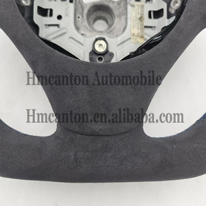 Volant pratique en Alcantara noir avec bande supérieure pour BMW E90 E91 E92 E93 Série 3 - Vente Flash - Product Image 6