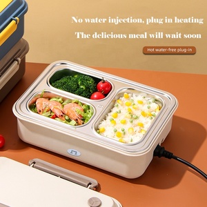 Boîte à <span class=keywords><strong>lunch</strong></span> en acier inoxydable pour étudiants, bureau moderne, produit électronique intelligent. - Product Image 3