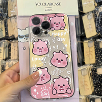 Coque de téléphone en TPU souple antichoc avec impression UV de qualité supérieure, design de dessin animé Loopy Anime pour iPhone 12 13 14 15 16 PRO MAX PLUS
