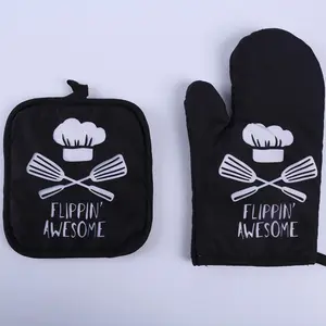 Personalized Sublimation Blank Pot Holder Oven Mitts Heat Resistant Glove  Household Cooking Insulation Pads for Custom Logo