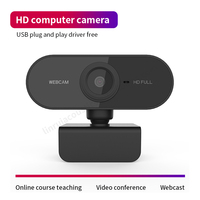 Webcam 1080p 2K Autofokus Usb Laptop Web Cam Panggilan Video Dengan Mikrofon untuk Konferensi Zoom Skype Facetime Laptop Desktop