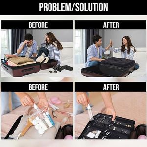 Organizador Colgante para Maletas, Bolsa de Almacenamiento para Viajes, Armario Portátil para Maletas, Fácil de Transportar, Sin Arrugas, para Empacar - Product Image 4