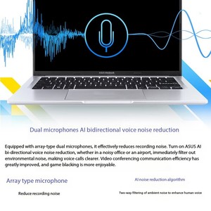 <span class=keywords><strong>ASUS</strong></span> <span class=keywords><strong>VivoBook</strong></span> 14 - <span class=keywords><strong>Intel</strong></span> <span class=keywords><strong>Core</strong></span>, pantalla FHD Eye-Care de 14 ", portátil empresarial delgado y ligero de alto rendimiento, plateado - Product Image 6