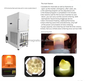 Vicce K10 multifuncional <span class=keywords><strong>Elema</strong></span> laboratorio Dental Zirconia cerámica horno de sinterización combinado rápido y lento - Product Image 6