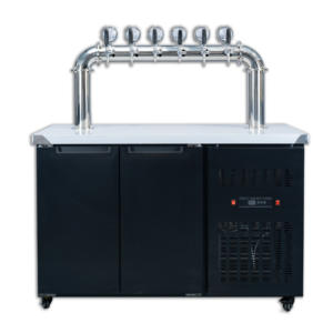Kegerator profesional <span class=keywords><strong>de</strong></span> 6 grifos para <span class=keywords><strong>cerveza</strong></span> artesanal, dispensador <span class=keywords><strong>de</strong></span> <span class=keywords><strong>cerveza</strong></span> portátil <span class=keywords><strong>de</strong></span> acero inoxidable <span class=keywords><strong>con</strong></span> refrigeración por aire y agua - Product Image 2