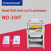 Laminateur à chauffage infrarouge WD-350T |   Largeur 350 mm, vitesse 0-5 m/min, moteur 80 kW, compatible A3/A4/A5/A6