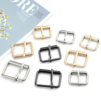 Boucle à glissière réglable et personnalisée en alliage de Zinc, glissière carrée avec broche de 20Mm 40Mm