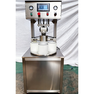 Machine de mise sous vide pour couvercles de pots de miel avec pièces de contact de qualité alimentaire, système de capsulage à pression douce et protection des pots - Product Image 5
