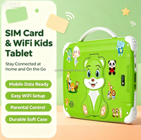 Tablet Anak 7-inci Anti Jatuh Android 14 dengan Kartu SIM, Grosir Kustom Pabrik untuk Hiburan Anak