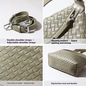 <span class=keywords><strong>Borsa</strong></span> a tracolla con chiusura a cerniera Casual da donna in vera <span class=keywords><strong>pelle</strong></span> da donna in vera <span class=keywords><strong>pelle</strong></span> da 2025 - Product Image 5