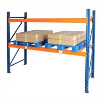 Système de rayonnage à balanciers robuste pour stockage de palettes, en acier et plastique, pour entrepôt