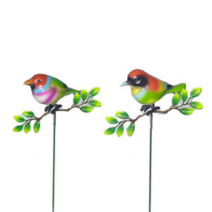 Fabriek Plastic Ambachtelijke Vogels Werf Kunst Kolibrie Ornament Tuin Staak - Product Image 1