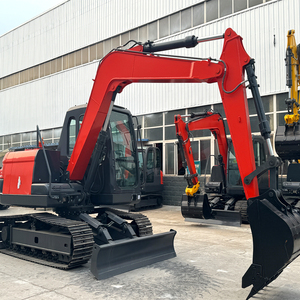Lungo braccio grande escavatore 6 Ton 8 Ton grande scavatore potente prestazioni grappolo idraulico costruzione attrezzature di scavo - Product Image 5
