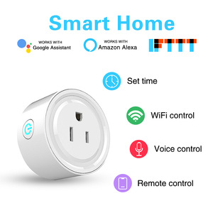 Smart Wifi Socket Us <b>Plug</b> 10A 16A With Power Metering <b>Remote</b> Voice Control Tuya Smart Life Home Automation - Product Image 4