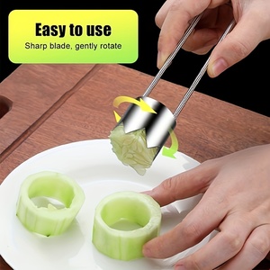 Extracteur de noyaux portable pour fruits <span class=keywords><strong>et</strong></span> légumes, outils de cuisine pour dénoyaouter les piments <span class=keywords><strong>et</strong></span> les melons - Product Image 3