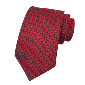 Fashion Novelty Design Men Casual Necktie for Wedding Party Bridegroom Grid Dot <b>Ties</b> - Product Image 3