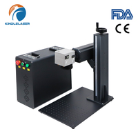 Machine de marquage laser à fibre 20W 30W 60W avec dispositif rotatif JPT MOPA, marqueur laser couleur pour acier inoxydable