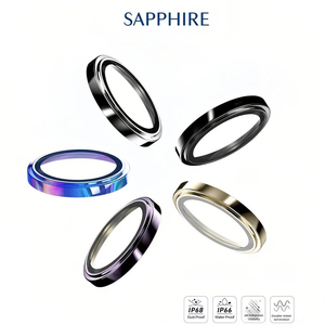 Protezione per Obiettivo <span class=keywords><strong>Fotocamera</strong></span> in Vetro Temperato con Anello Metallico Premium per <span class=keywords><strong>iPhone</strong></span> <span class=keywords><strong>14</strong></span> 15 16 17 <span class=keywords><strong>Pro</strong></span> <span class=keywords><strong>Max</strong></span>, Vetro 3D per <span class=keywords><strong>Fotocamera</strong></span> Posteriore - Product Image 1