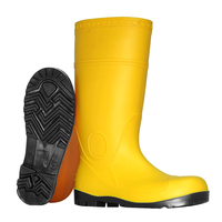 Bottes de sécurité imperméables Litai pour le travail dans l'industrie de la viande et les abattoirs, PVC, embout en acier, antidérapantes