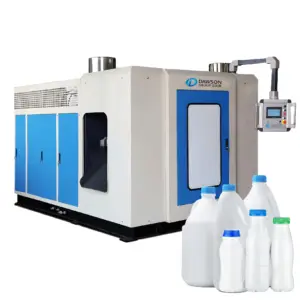 Milk yogurt Beverage HDPE PP Bottle Container Making Mini Plastic Processing Automatic Extrusion Blow Molding Machine