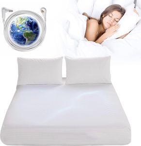 แผ่นสายดินป้องกันแบคทีเรียและป้องกันไฟฟ้าสถิตย์203x153x33ซม. การเชื่อมต่อพื้นเพื่อปรับปรุงการนอนหลับช่วยให้เกิดความวิตกกังวล - Product Image 2