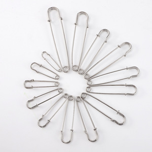 Épingles de sûreté grandes et extra grandes en acier renforcé pour la fixation des vêtements, usage général - Product Image 3