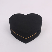 Boîtes Cœur Rose Luxe Unisexe Recyclables de 2 mm d'épaisseur avec Doublure en Velours, Prêtes pour Cadre Photo, Gaufrage et Dorure Personnalisables