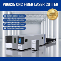 Mesin Pemotong Laser Serat CNC 3-Axis Akurasi Tinggi dari Cina, Kontrol Cypcut, Pendingin Air untuk Baja Tahan Karat, Mendukung DXF