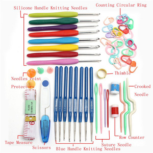 Multicolore Aiguilles À Tricoter crochet Crochet set Mixte En Métal crochet Crochet Modèle Kit Outil Bande BRICOLAGE Artisanat - Product Image 2