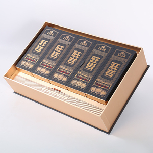 Caja de Té Artesanal Personalizada con Texto, Estuche de Empaque para Té Saludable y Set de Regalo de Té Dietético - Product Image 1