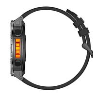 Montre connectée ronde pour homme KC93 2026 avec GPS, écran AMOLED 1,56 pouces, boussole, ChatGPT, étanche 30M, suivi de santé, pour activités de plein air