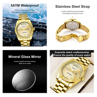 Meilleures montres-bracelets pour hommes avec bracelet en acier inoxydable Boîtier en alliage Montre à quartz étanche argentée Montres pour hommes de style luxe décontractées à la mode