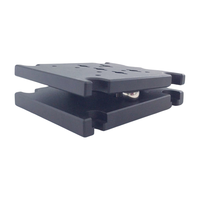 T13 Étape de déplacement incliné Étape de réglage de fixation de table de scène manuelle avec bouton de tête micrométrique