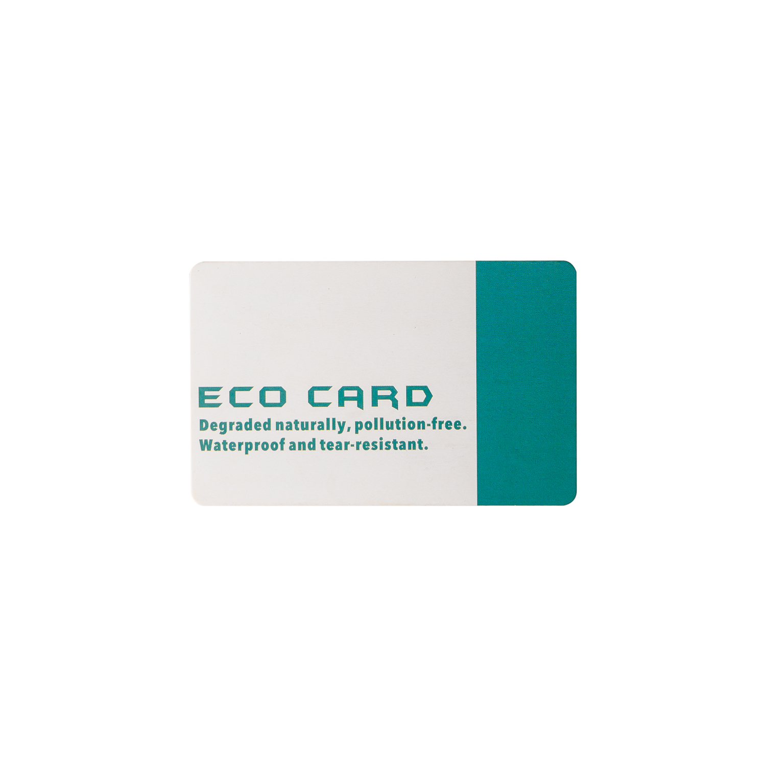 Водонепроницаемый Противоскользящий чип rfid, экологически чистая био-бумага, как ПВХ-карта