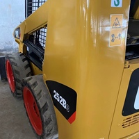 Chargeuse compacte d'occasion Cat252B à bon prix, haute efficacité, pour travaux en espace étroit, chargeuse de construction à vendre