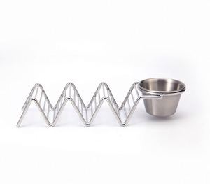Estera antideslizante, soporte prémium de acero inoxidable para <span class=keywords><strong>Taco</strong></span>, con placa, novedad, gran oferta - Product Image 1