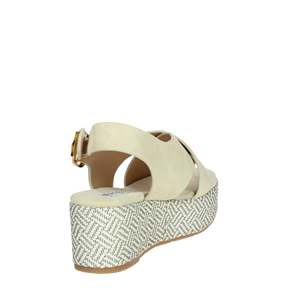 Sandalias de Plataforma Blancas para Mujer, Modelo K 11082, Zapatos de Verano - Product Image 3