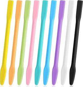 Bâtonnets mélangeurs réutilisables en <span class=keywords><strong>silicone</strong></span>, pour la résine, la peinture, la création de gobelets à paillettes, les arts, l'artisanat, les bâtonnets pour mélanger les masques faciaux - Product Image 1