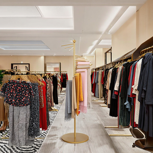 Hot Selling Single-Tier Metal Retail Display Rack für Schals und Kleidung - Product Image 4